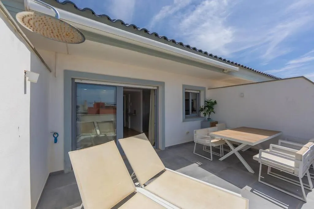 Centric Modern Top Floor Apartment With Terrace, Sea View And Parking Top Quality Beds Tarifa Spain